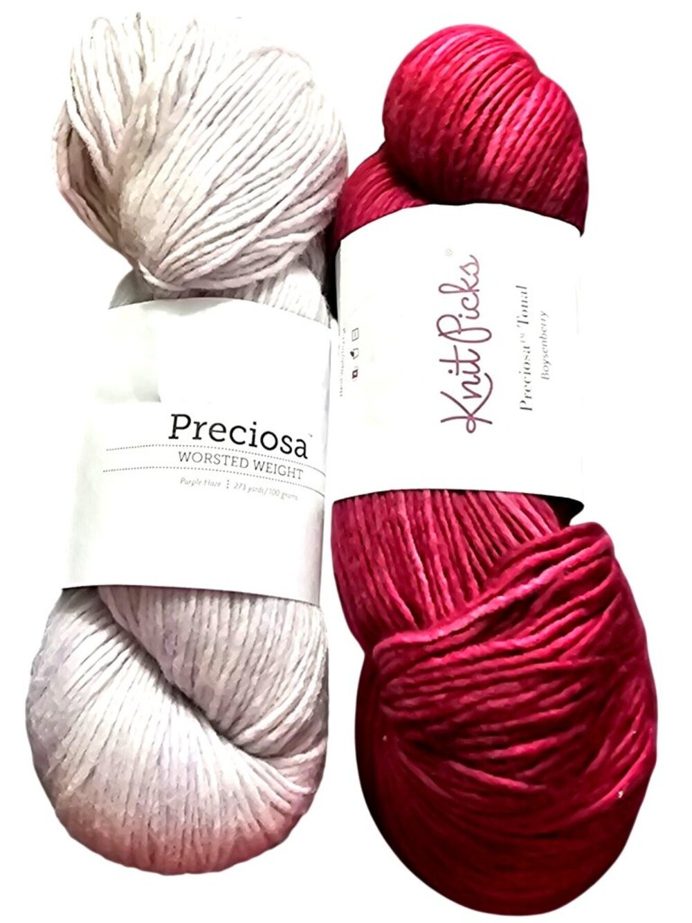 Knit Picks Preciosa Worsted Weight Yarn 100% Merino Wool 273 Yards Each 100g Ske